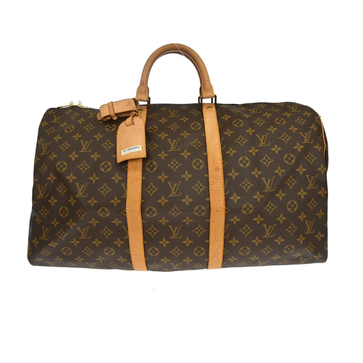 Louis Vuitton Louis Vuitton Keepall Bag Monogram Canvas Brown Canvas Travel Bag Bag (Pre-Loved)