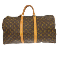 Louis Vuitton Louis Vuitton Keepall Bag Monogram Canvas Brown Canvas Travel Bag Bag (Pre-Loved)