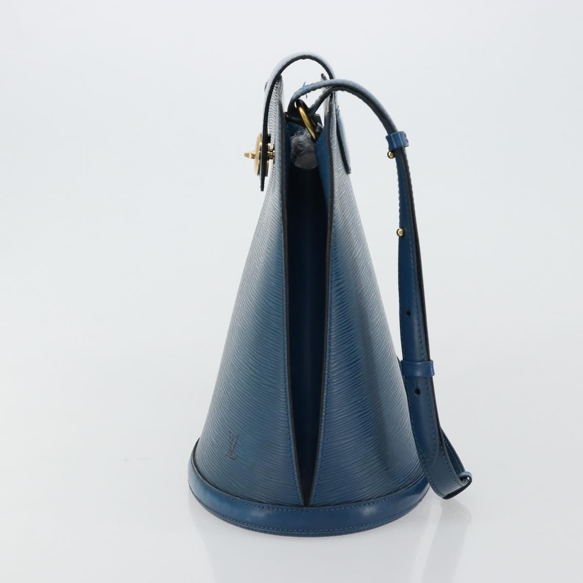 Louis Vuitton Cluny Shoulder Bag Epi Leather Blue Leather Shoulder Bag Bag (Pre-Loved)