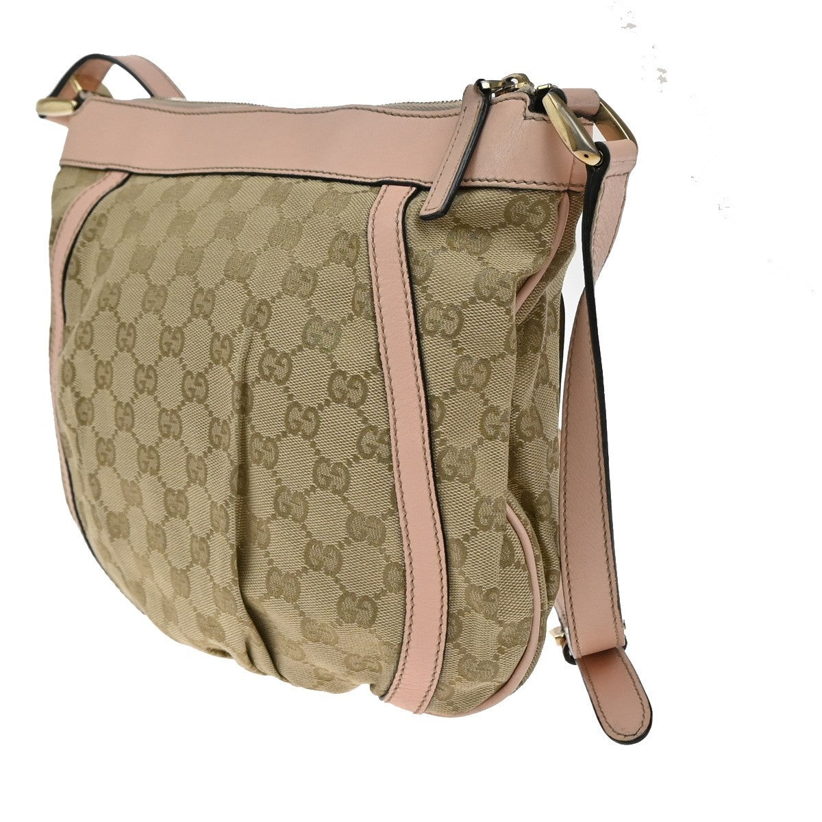 Gucci D-Ring Shoulder Bag (Outlet) Gg Canvas Brown Canvas Shoulder Bag Bag (Authentic Pre-Loved)