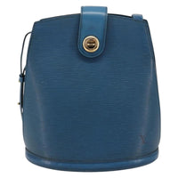 Louis Vuitton Cluny Shoulder Bag Epi Leather Blue Leather Shoulder Bag Bag (Pre-Loved)