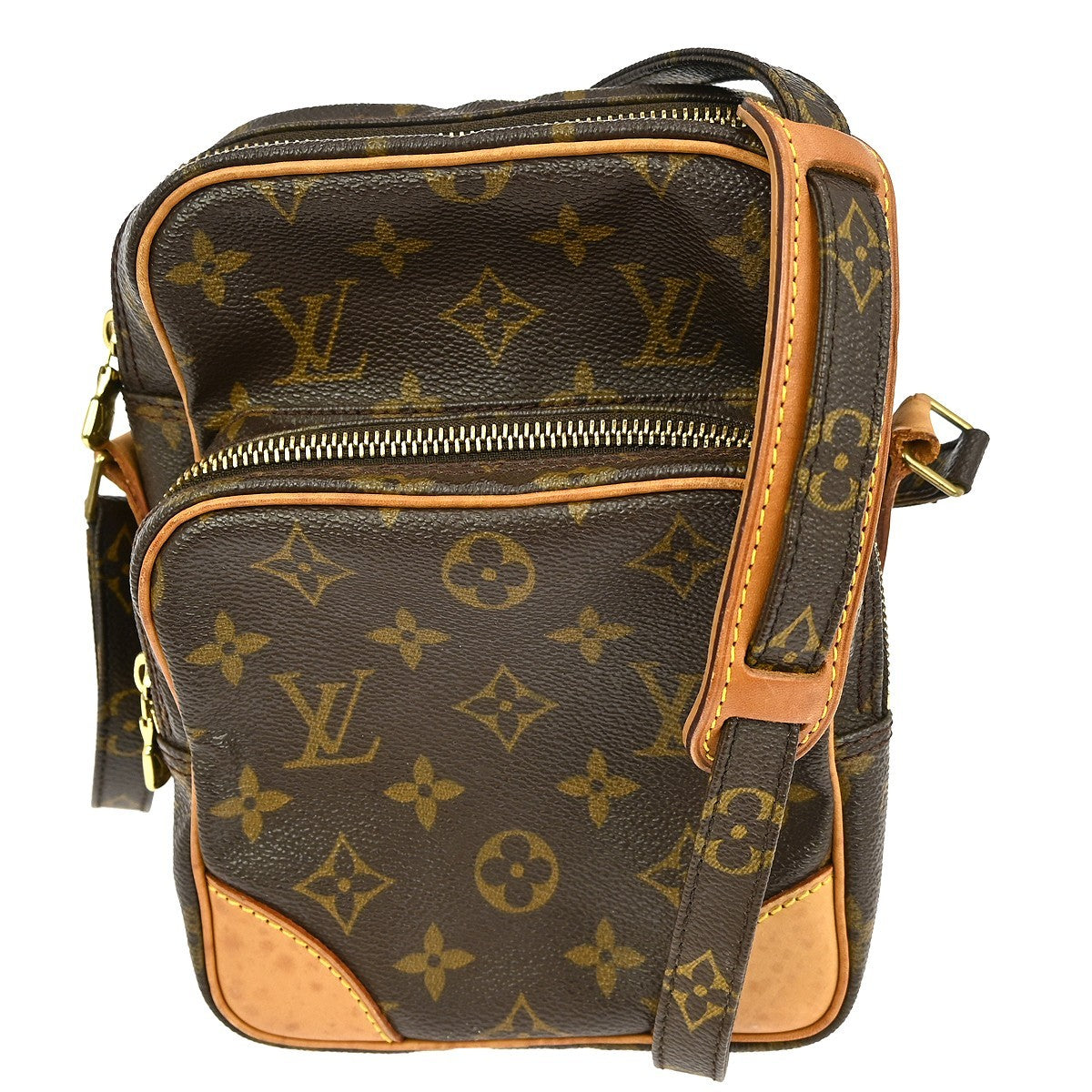 Louis Vuitton Amazone Bag Monogram Canvas Brown Canvas Shoulder Bag Bag (Pre-Loved)