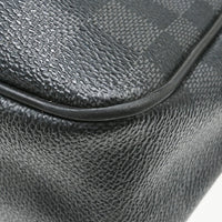 Louis Vuitton Daniel Messenger Bag Damier Graphite Gray Canvas Shoulder Bag Bag (Authentic Pre-Loved)