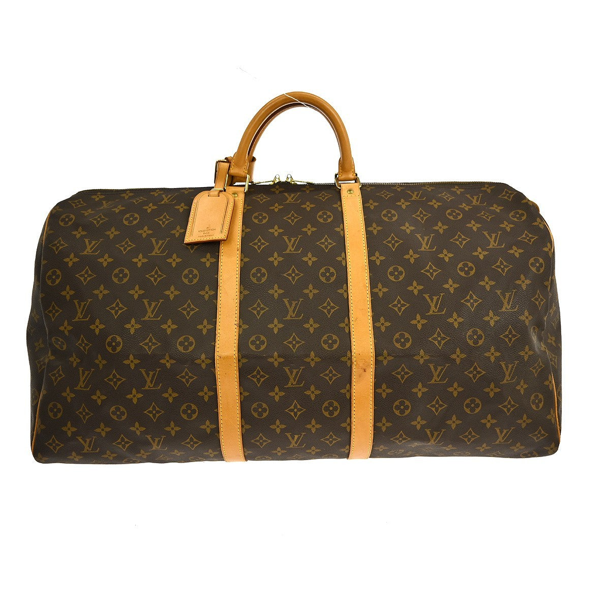 Louis Vuitton Louis Vuitton Keepall Bag Monogram Canvas Brown Canvas Travel Bag Bag (Pre-Loved)