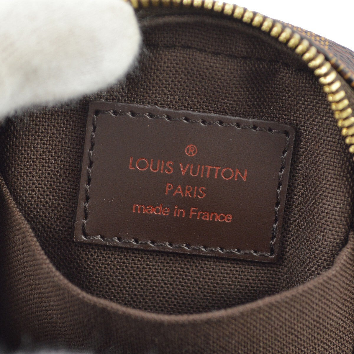 Louis Vuitton Etui Okapi Camera Case Damier Brown Canvas Shoulder Bag Bag (Authentic Pre-Loved)