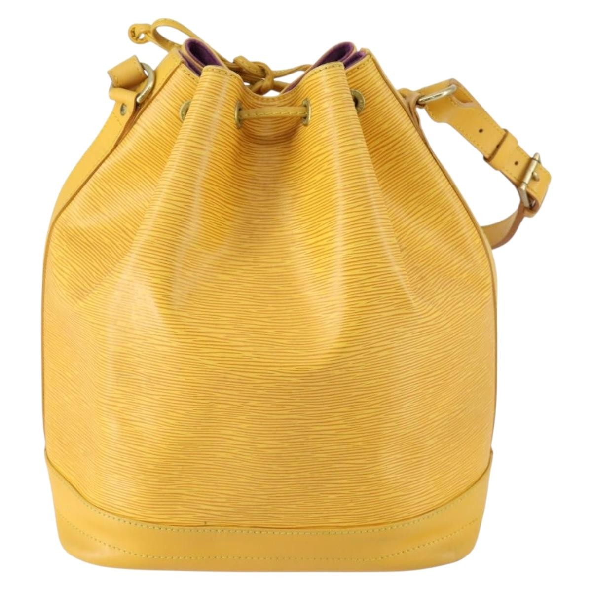 Louis Vuitton Noe Handbag Epi Leather Yellow Leather Shoulder Bag Bag (Pre-Loved)
