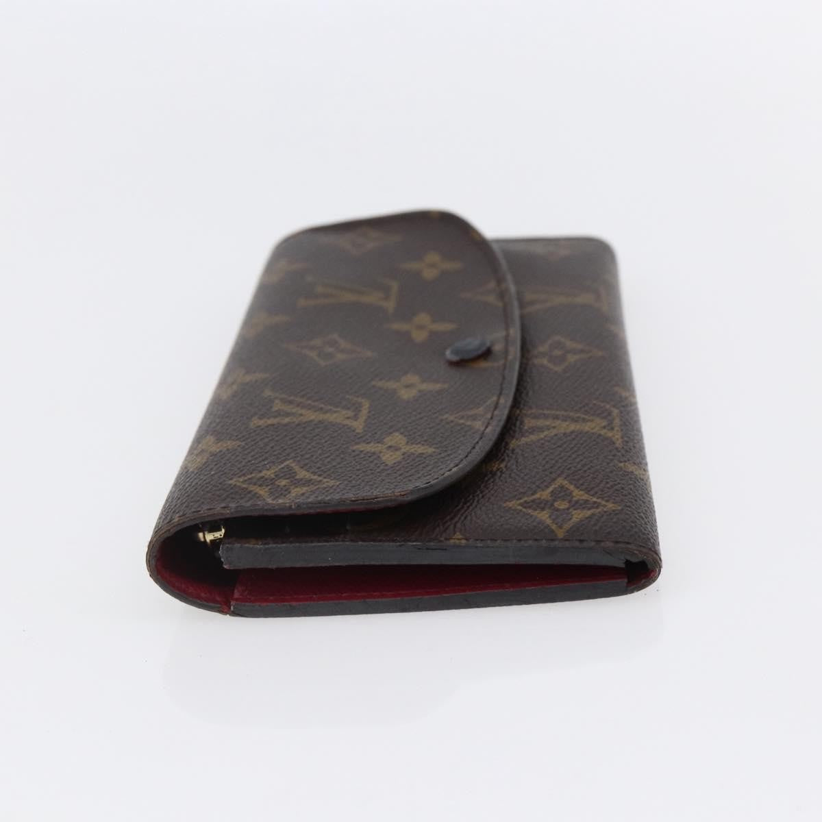 Louis Vuitton Emilie Wallet Monogram Canvas Brown Canvas Wallets Accessory (Authentic Pre-Loved)