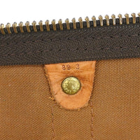 Louis Vuitton Keepall Bag Monogram Canvas Brown Canvas Travel Bag Bag (Authentic Pre-Loved)