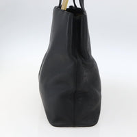 Burberry Vintage Tote Bag Leather Black Leather Tote Bag Bag (Pre-Loved)