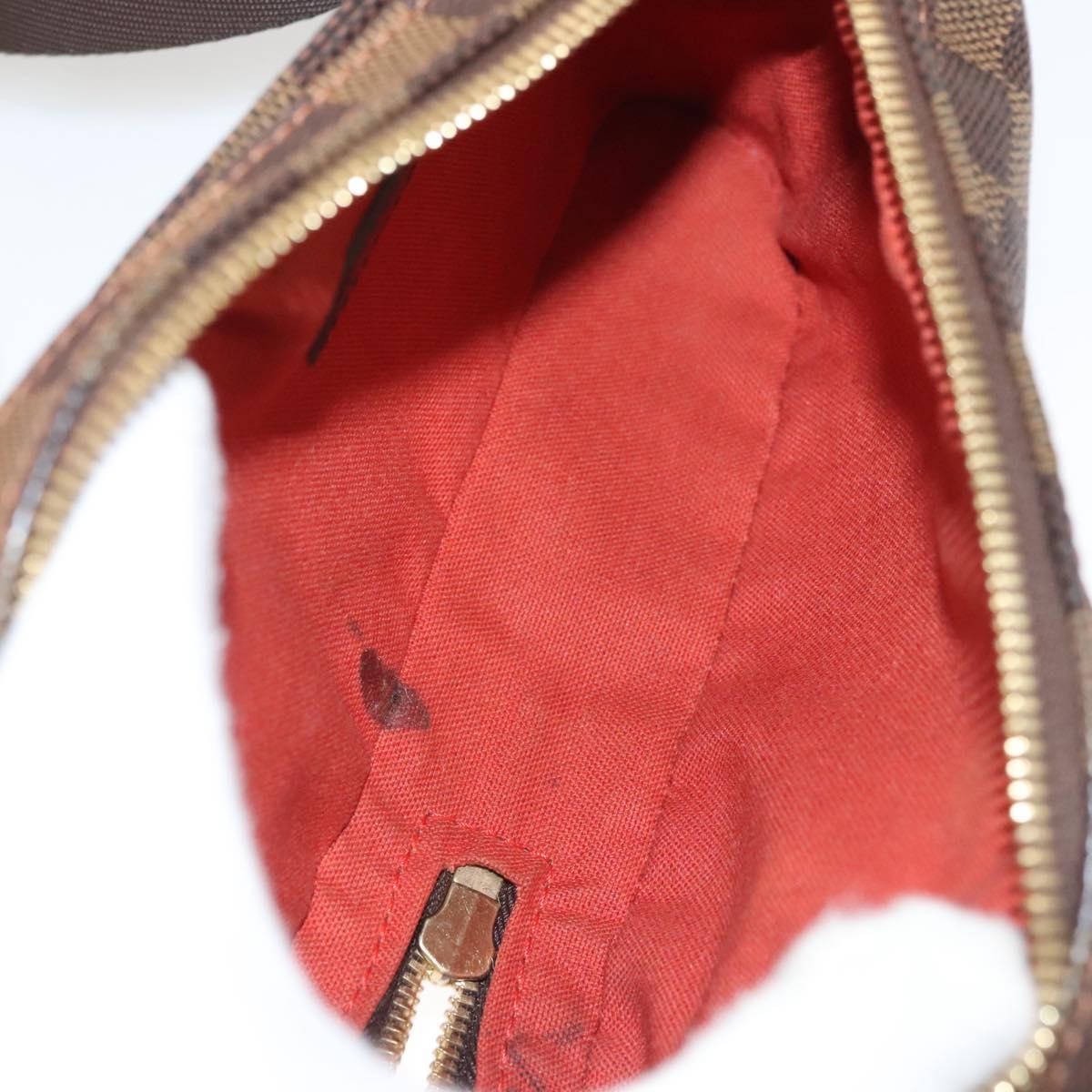 Louis Vuitton Geronimos Waist Bag Damier Brown Canvas Shoulder Bag Bag (Authentic Pre-Loved)