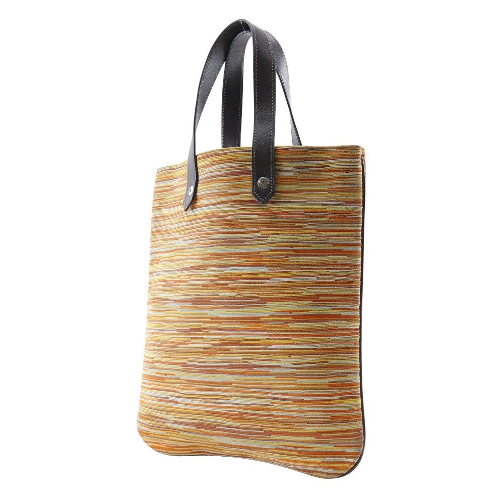 Hermes Ahmedabad Tote Canvas Orange Canvas Tote Bag Bag (Pre-Loved)