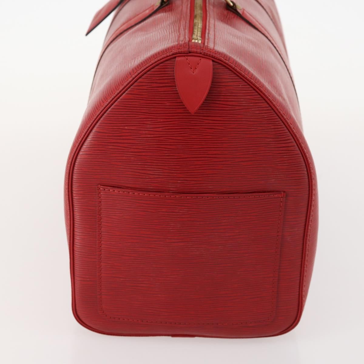 Louis Vuitton Louis Vuitton Keepall Bag Epi Leather Red Leather Travel Bag Bag (Pre-Loved)