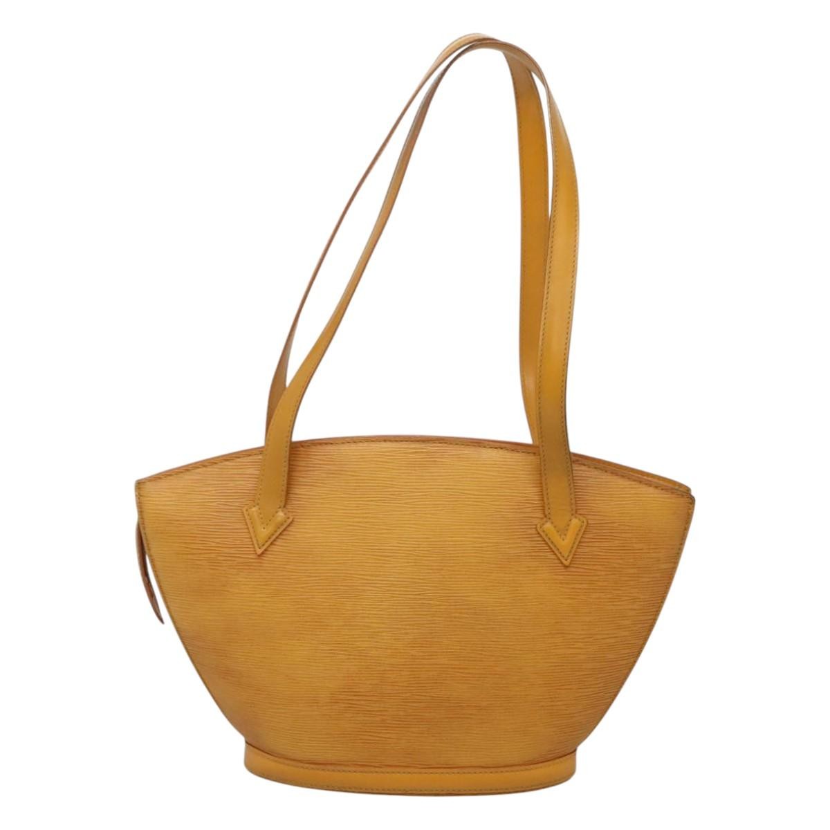 Louis Vuitton Saint Jacques Handbag Epi Leather Yellow Leather Shoulder Bag Bag (Authentic Pre-Loved)