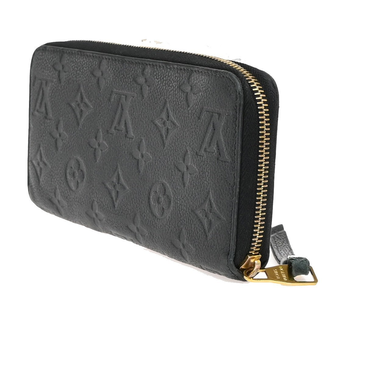 Louis Vuitton Portefeuille Zippy Monogramme Empreinte Monogramme Empreinte Black Leather Wallets Accessory (Authentic Pre-Loved)