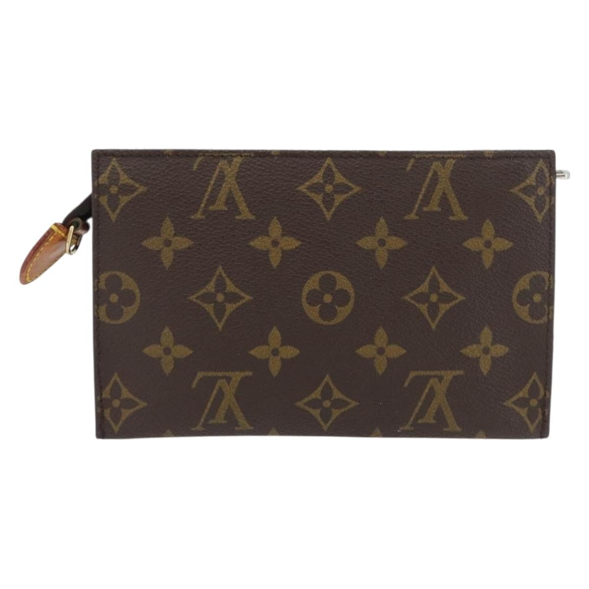 Louis Vuitton Bucket Pouch Monogram Canvas Brown Canvas Clutche & Pouche Bag (Authentic Pre-Loved)