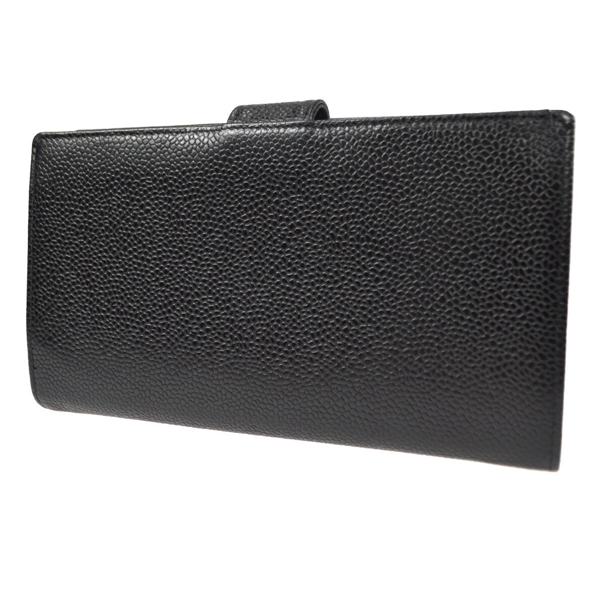 Chanel Timeless Cc French Wallet Caviar Black Leather Wallets Accessory (Authentic Pre-Loved)