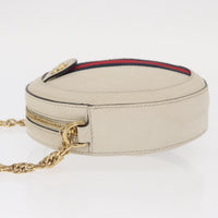 Gucci Gg Marmont Shoulder Bag Matelasse Leather White Leather Shoulder Bag Bag (Authentic Pre-Loved)