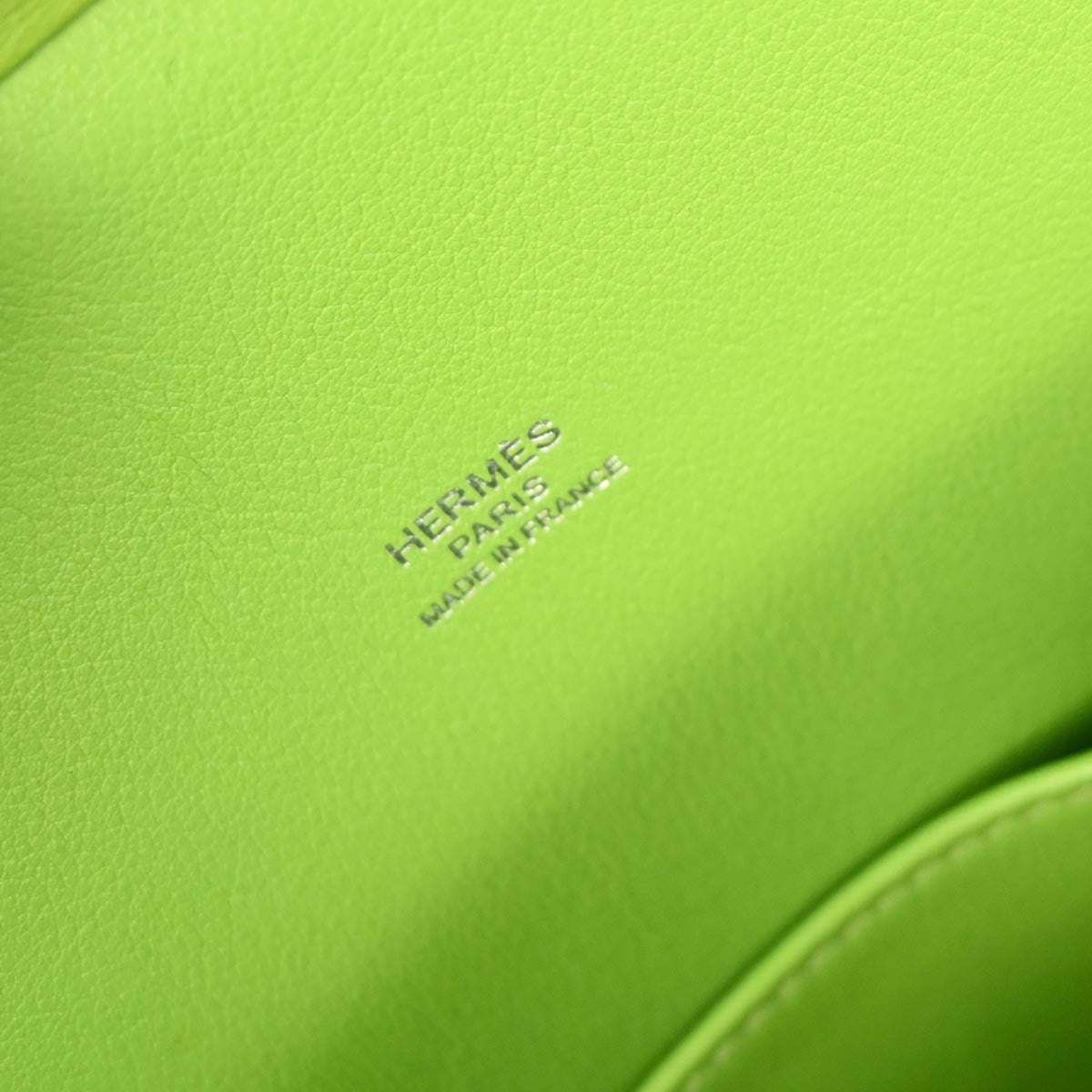 Hermes Jypsiere Bag Swift Green Leather Shoulder Bag Bag (Authentic Pre-Loved)