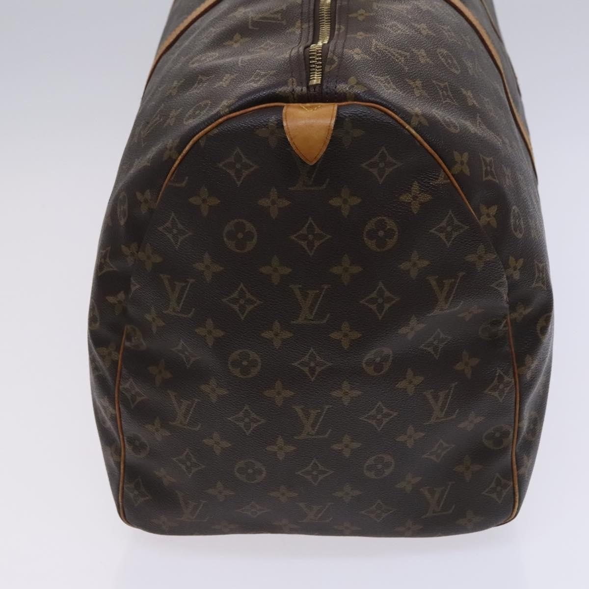 Louis Vuitton Keepall Bag Monogram Canvas Brown Canvas Travel Bag Bag (Pre-Loved)