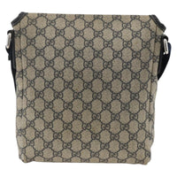 Gucci Flap Messenger Gg Coated Canvas Navy Canvas Shoulder Bag Bag (Authentic Pre-Loved)