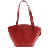 Louis Vuitton Saint Jacques Handbag Epi Leather Red Leather Shoulder Bag Bag (Authentic Pre-Loved)