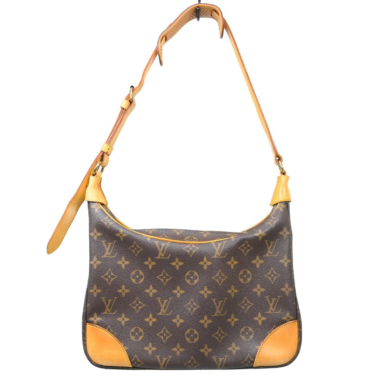 Louis Vuitton Boulogne Handbag Monogram Canvas Brown Canvas Shoulder Bag Bag (Pre-Loved)
