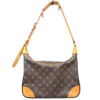 Louis Vuitton Boulogne Handbag Monogram Canvas Brown Canvas Shoulder Bag Bag (Pre-Loved)