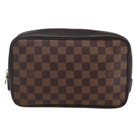 Louis Vuitton Louis Vuitton Trousse Toilette Damier Canvas Brown Canvas Clutche & Pouche Bag (Pre-Loved)