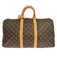 Louis Vuitton Louis Vuitton Keepall Bag Monogram Canvas Brown Canvas Travel Bag Bag (Authentic Pre-Loved)