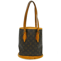 Louis Vuitton Louis Vuitton Petit Bucket Bag Monogram Canvas Brown Canvas Tote Bag Bag (Authentic Pre-Loved)
