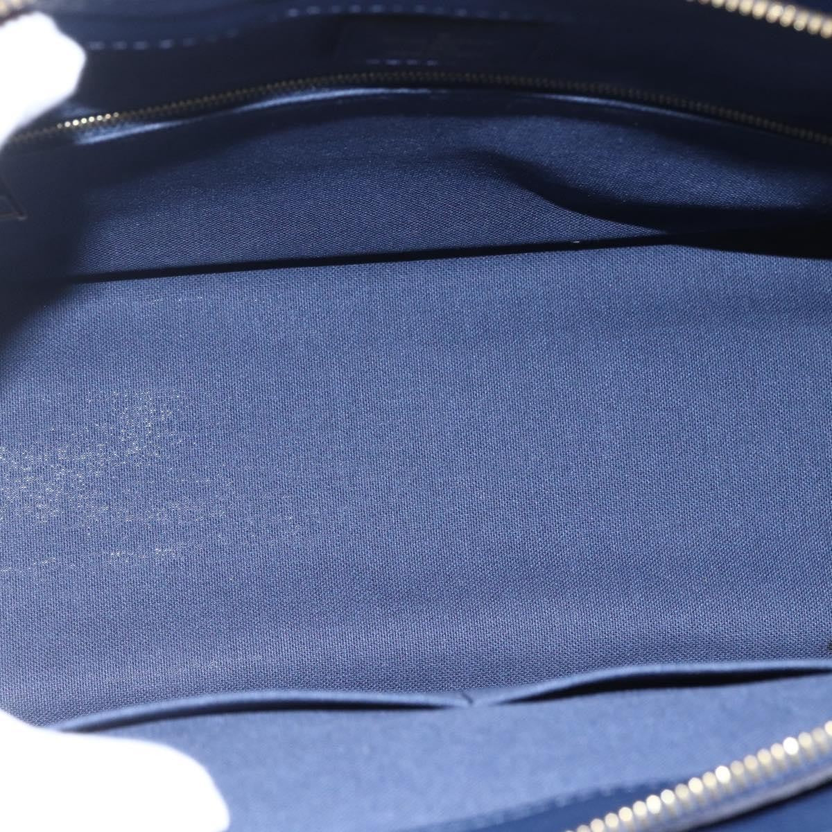 Louis Vuitton Vaneau Handbag Epi Leather Blue Leather Handbag (Authentic Pre-Loved)