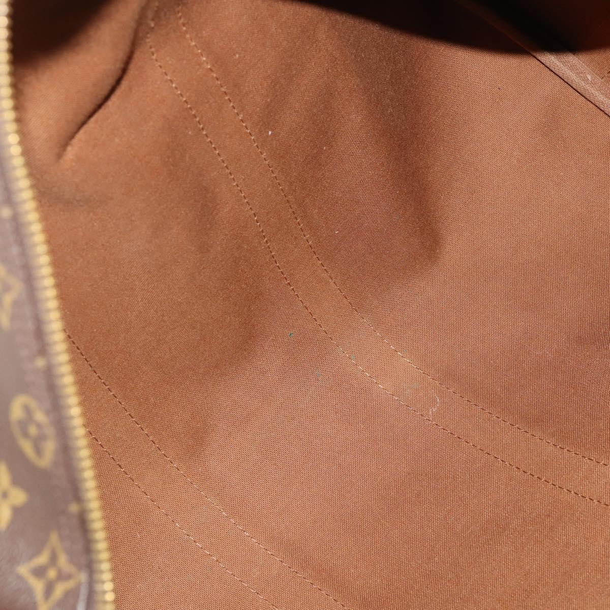 Louis Vuitton Keepall Bandouliere Bag Monogram Canvas Brown Canvas Travel Bag Bag (Pre-Loved)