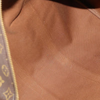 Louis Vuitton Keepall Bandouliere Bag Monogram Canvas Brown Canvas Travel Bag Bag (Pre-Loved)