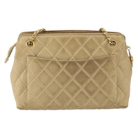 Chanel Vintage Camera Bag Quilted Leather Beige Leather Shoulder Bag Bag (Authentic Pre-Loved)