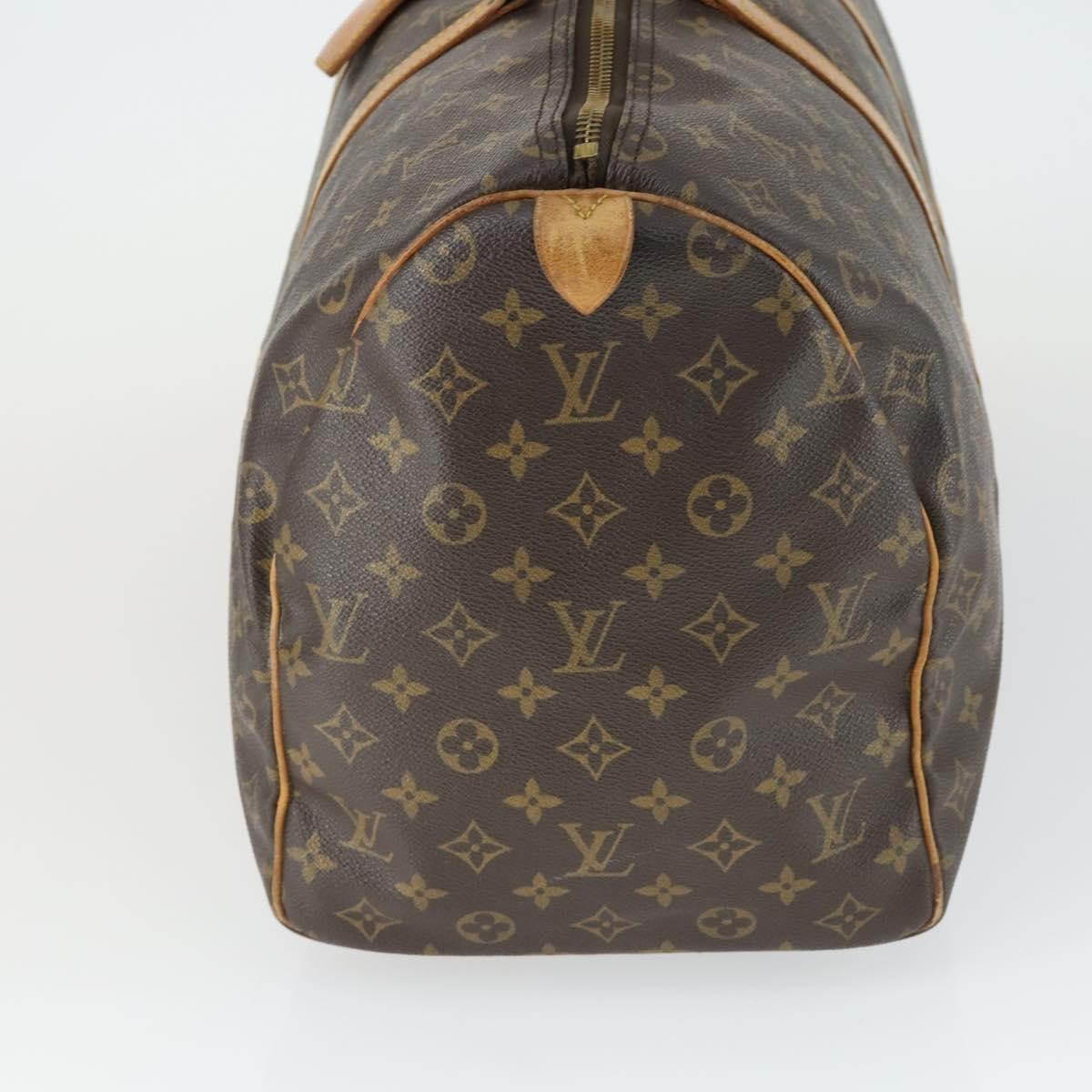 Louis Vuitton Keepall Bag Monogram Canvas Brown Canvas Travel Bag Bag (Authentic Pre-Loved)