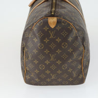 Louis Vuitton Keepall Bag Monogram Canvas Brown Canvas Travel Bag Bag (Authentic Pre-Loved)