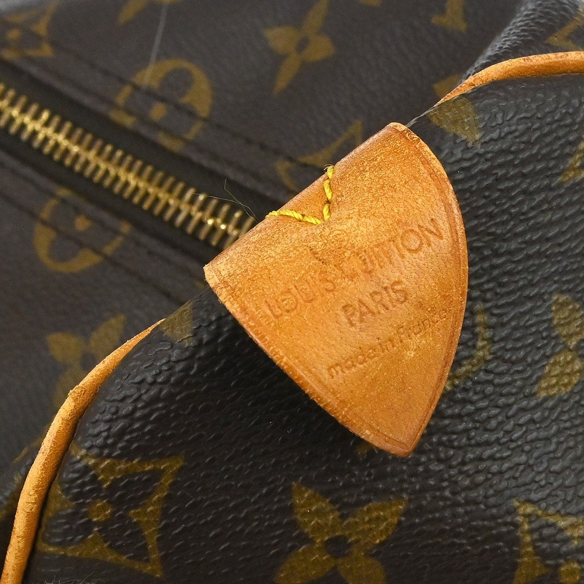 Louis Vuitton Keepall Bag Monogram Canvas Brown Canvas Travel Bag Bag (Authentic Pre-Loved)