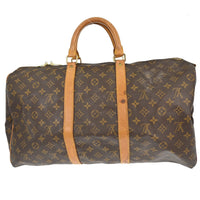 Louis Vuitton Louis Vuitton Keepall Bandouliere Bag Monogram Canvas Brown Canvas Travel Bag Bag (Pre-Loved)