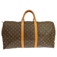 Louis Vuitton Louis Vuitton Keepall Bag Monogram Canvas Brown Canvas Travel Bag Bag (Pre-Loved)