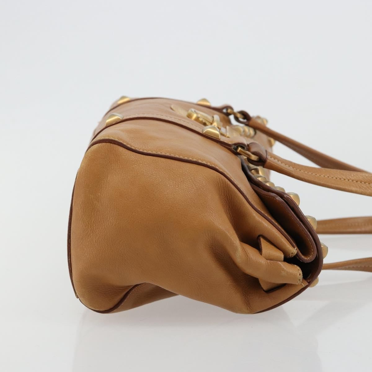 Prada Convertible Shopping Tote Saffiano Leather Saffiano Leather Beige Leather Tote Bag Bag (Pre-Loved)