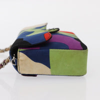 Chanel Vintage Flap Bag Multicolor Canvas Multicolour Canvas Shoulder Bag Bag (Authentic Pre-Loved)