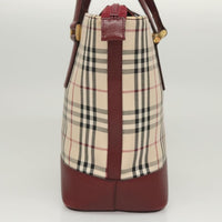 Burberry Nova Check Handbag Nova Check Canvas And Leather Beige Canvas Handbag (Authentic Pre-Loved)