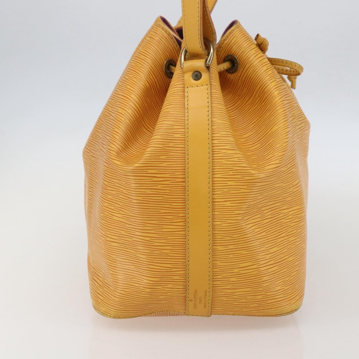 Louis Vuitton Petit Noe Handbag Epi Leather Yellow Leather Shoulder Bag Bag (Authentic Pre-Loved)
