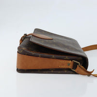 Louis Vuitton Cartouchiere Handbag Monogram Canvas Brown Canvas Shoulder Bag Bag (Pre-Loved)