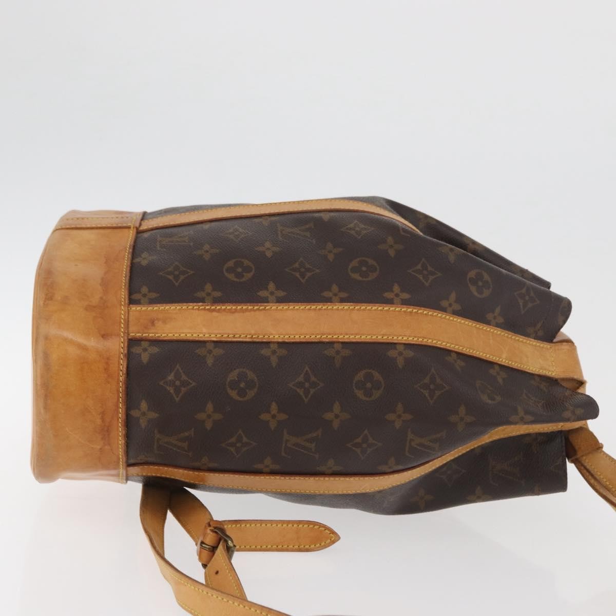 Louis Vuitton Randonnee Backpack Monogram Canvas Brown Canvas Shoulder Bag Bag (Pre-Loved)