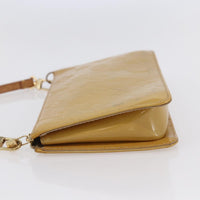Louis Vuitton Lexington Pochette Monogram Vernis Beige Patent_Leather Clutche & Pouche Bag (Authentic Pre-Loved)