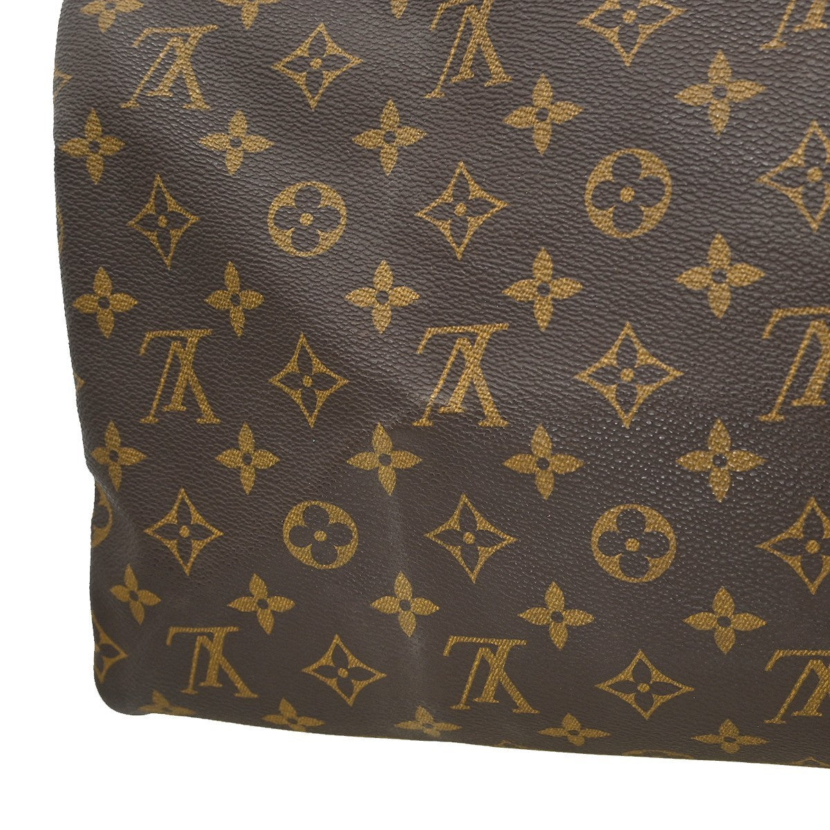 Louis Vuitton Speedy Handbag Monogram Canvas Brown Canvas,Leather Handbag (Authentic Pre-Loved)