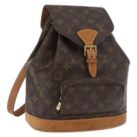 Louis Vuitton Louis Vuitton Vintage Montsouris Backpack Monogram Canvas Brown Canvas Backpack Bag (Pre-Loved)
