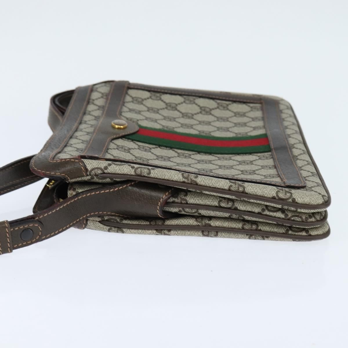 Gucci Ophidia Zip Shoulder Bag Gg Coated Canvas Beige Canvas Shoulder Bag Bag (Authentic Pre-Loved)