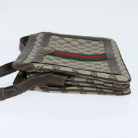 Gucci Ophidia Zip Shoulder Bag Gg Coated Canvas Beige Canvas Shoulder Bag Bag (Authentic Pre-Loved)